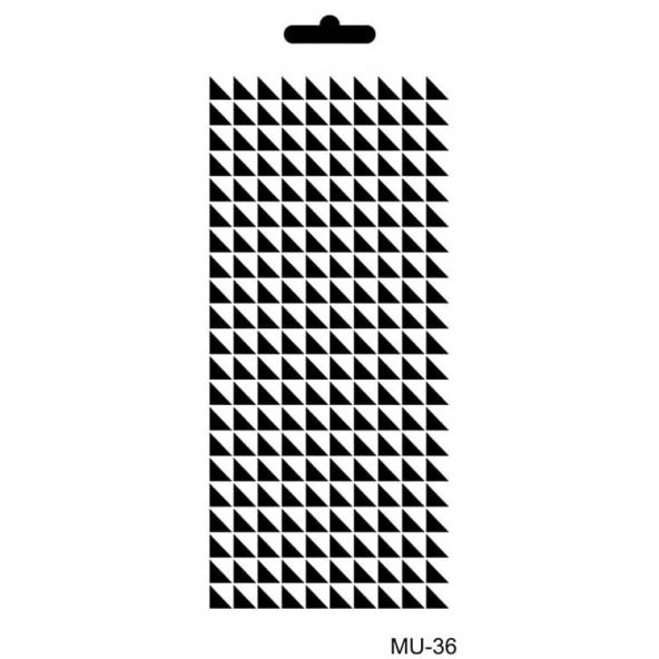 Cadence Mix Media Stencil 10x20 cm. MU-36