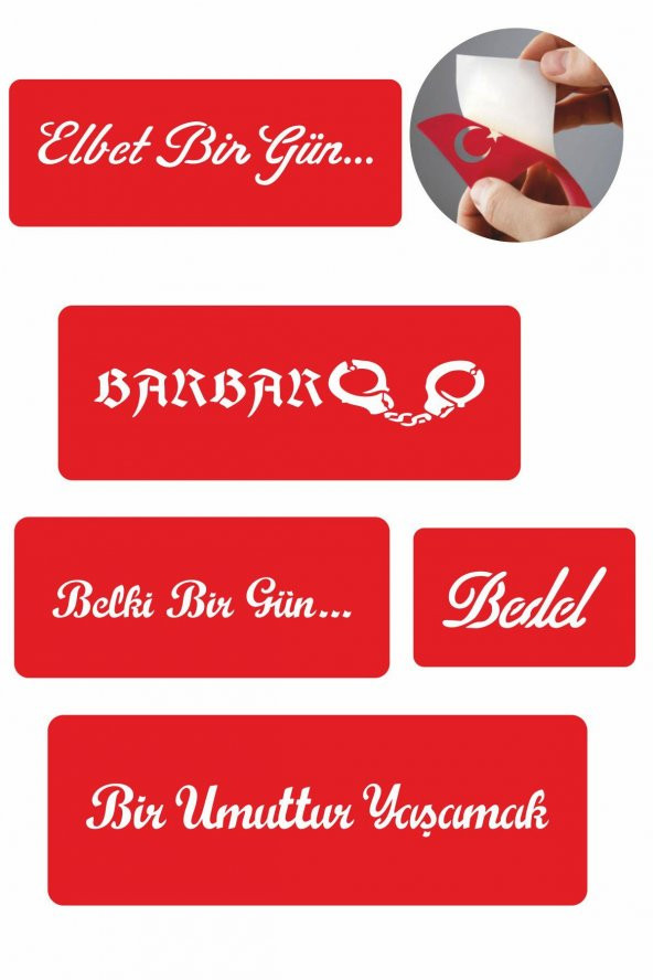 Barbar Bedel Geçici Dövme için 5 Şablon