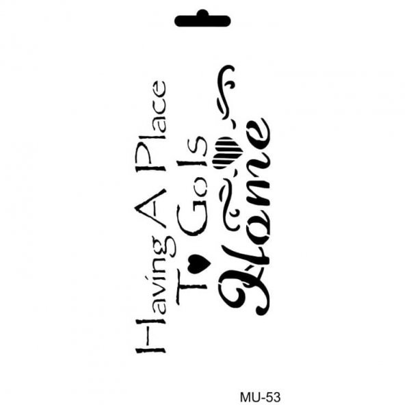 Cadence Mix Media Stencil 10x20 cm. MU-53