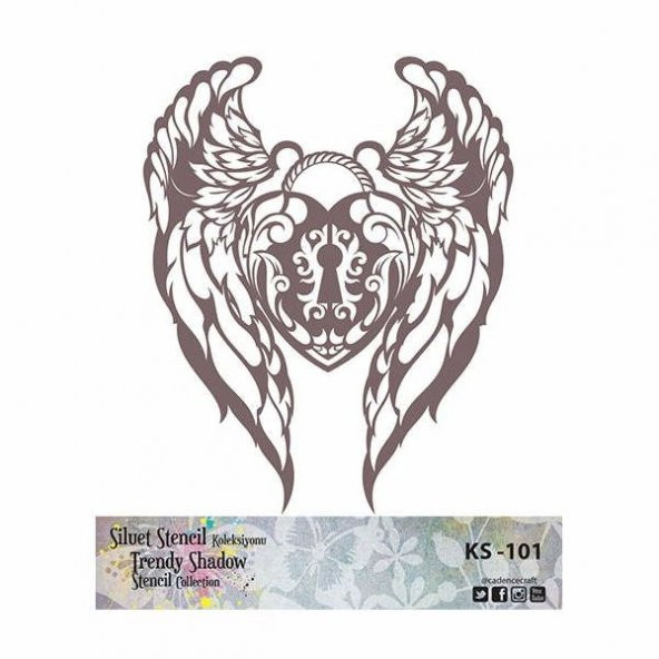 Cadence Siluet (Kenarsız) Stencil KS-101 ürün görseli