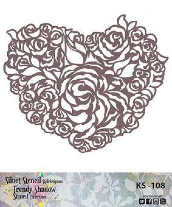 Cadence Siluet (Kenarsız) Stencil KS-108