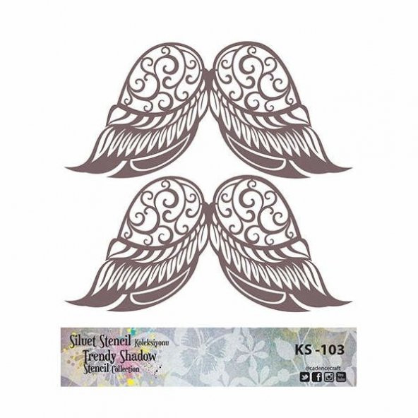 Cadence Siluet (Kenarsız) Stencil KS-103