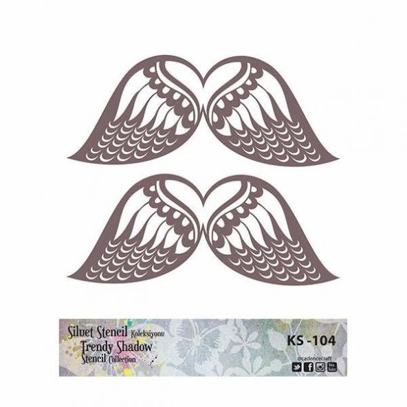 Cadence Siluet (Kenarsız) Stencil KS-104