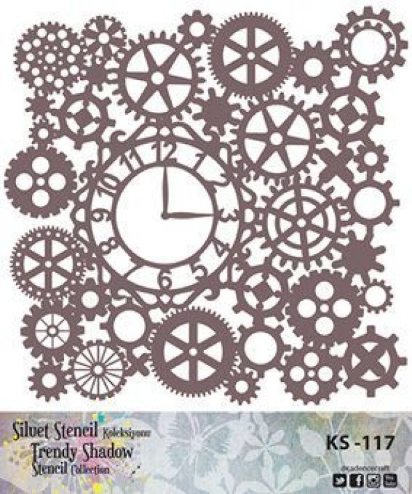 Cadence Siluet (Kenarsız) Stencil KS-117