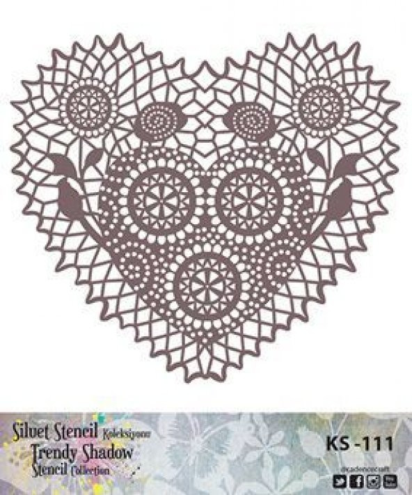 Cadence Siluet (Kenarsız) Stencil KS-111