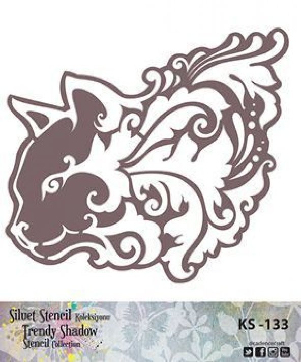 Cadence Siluet (Kenarsız) Stencil KS-133 ürün görseli