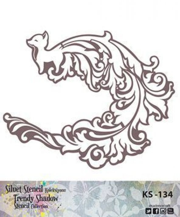 Cadence Siluet (Kenarsız) Stencil KS-134