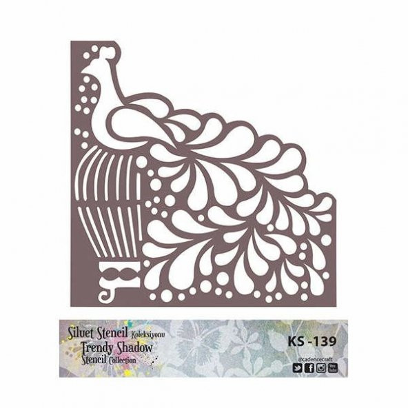 Cadence Siluet (Kenarsız) Stencil KS-139