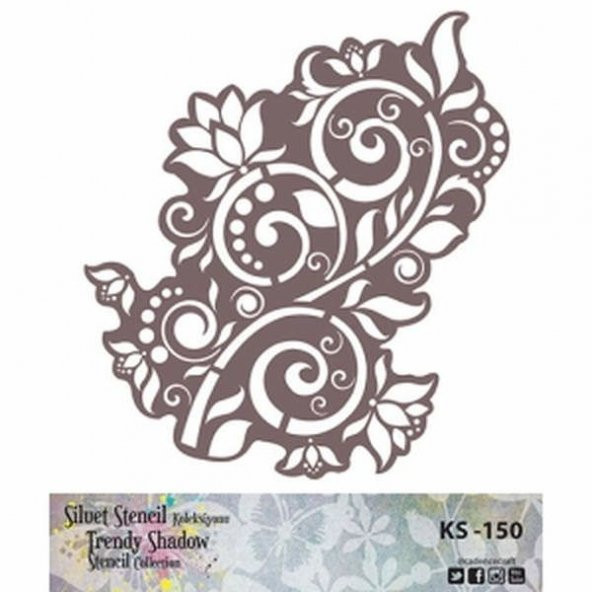 Cadence Siluet (Kenarsız) Stencil KS-150