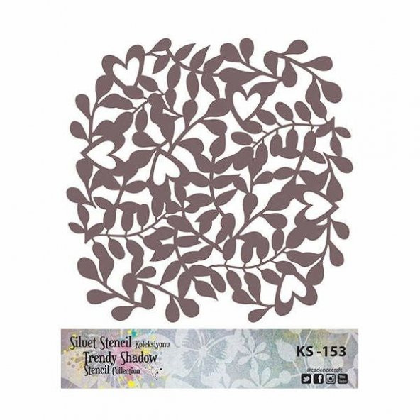 Cadence Siluet (Kenarsız) Stencil KS-153