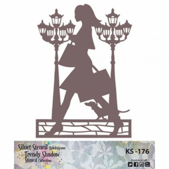 Cadence Siluet (Kenarsız) Stencil KS-176