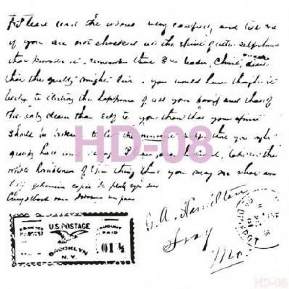 Cadence Home Decor Stencil Boyama Şablonu 45x45 cm. HD-08 ürün görseli