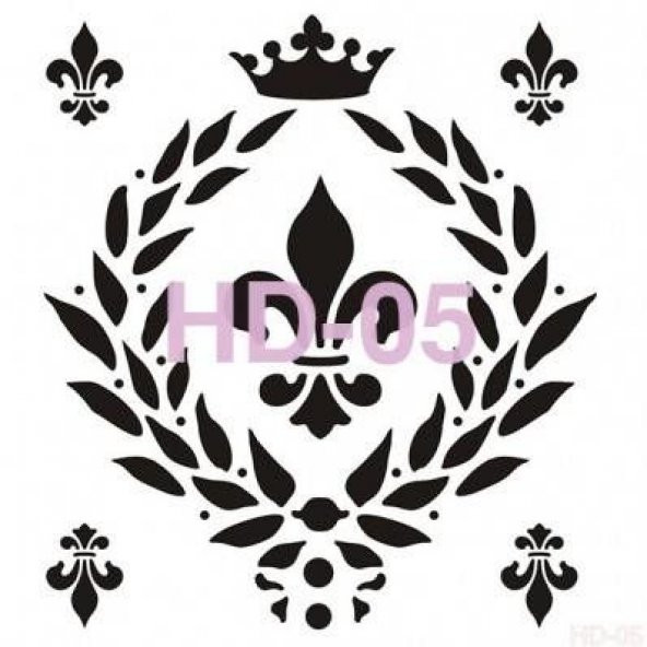 Cadence Home Decor Stencil Boyama Şablonu 45x45 cm. HD-05