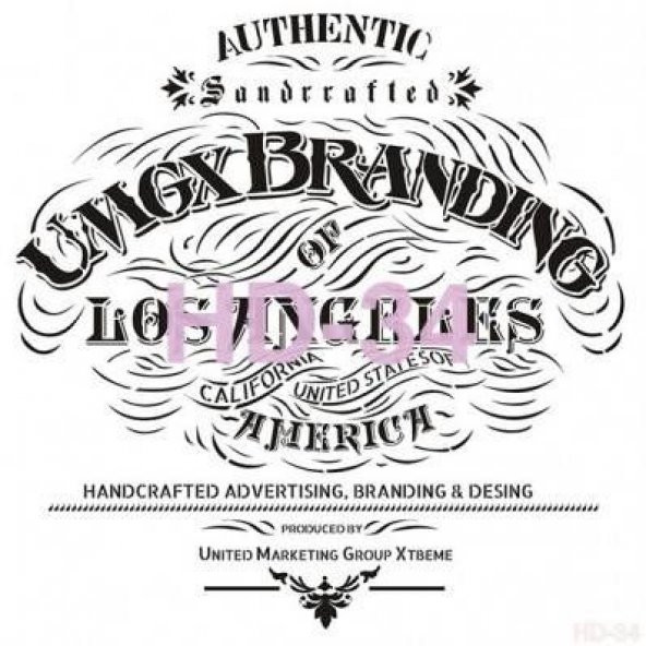 Cadence Home Decor Stencil Boyama Şablonu 45x45 cm. HD-30