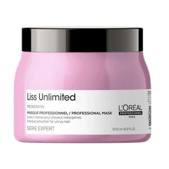 Loreal  Liss Unlimited Asi Saçlar İçin Düzleştirici Maske 500ml