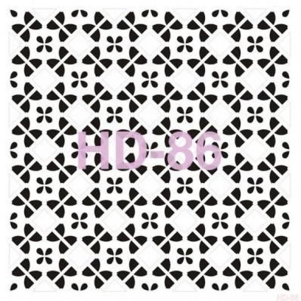 Cadence Home Decor Stencil Boyama Şablonu 45x45 cm. HD-86 - 1