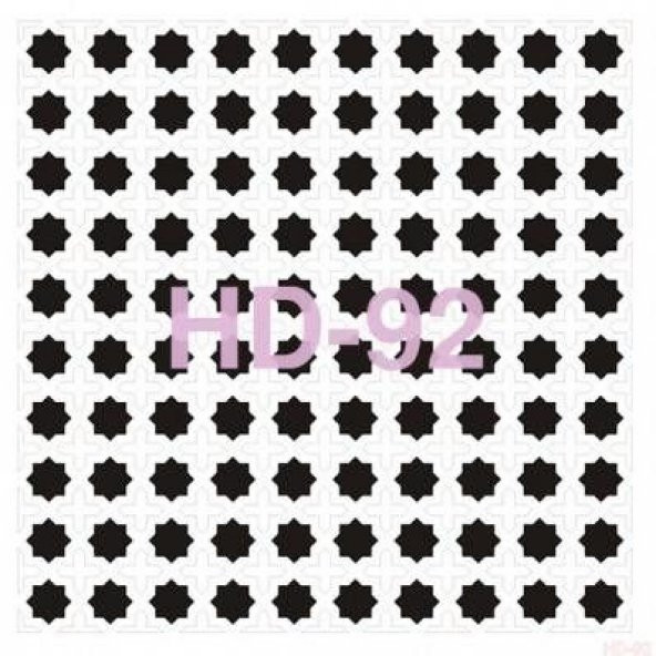 Cadence Home Decor Stencil Boyama Şablonu 45x45 cm. HD-92