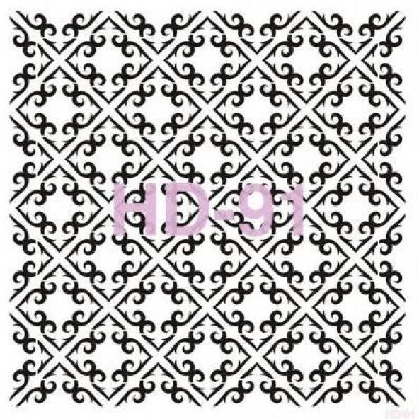 Cadence Home Decor Stencil Boyama Şablonu 45x45 cm. HD-91