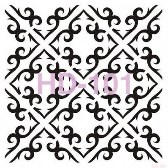 Cadence Home Decor Stencil Boyama Şablonu 45x45 cm. HD-101