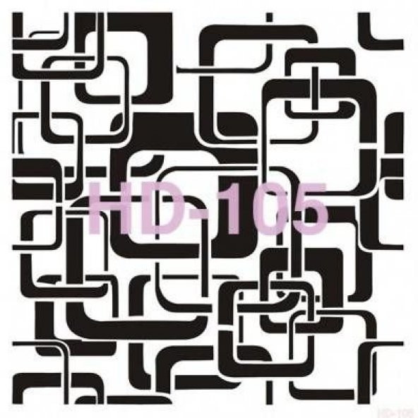 Cadence Home Decor Stencil Boyama Şablonu 45x45 cm. HD-105