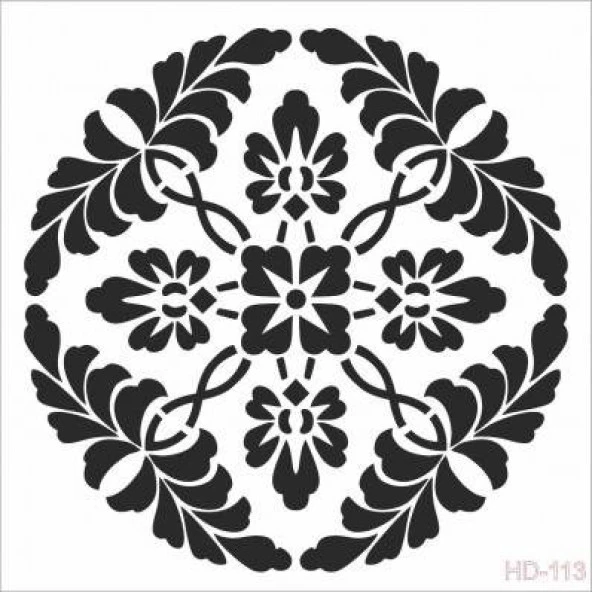 Cadence Home Decor Stencil Boyama Şablonu 45x45 cm. HD-113