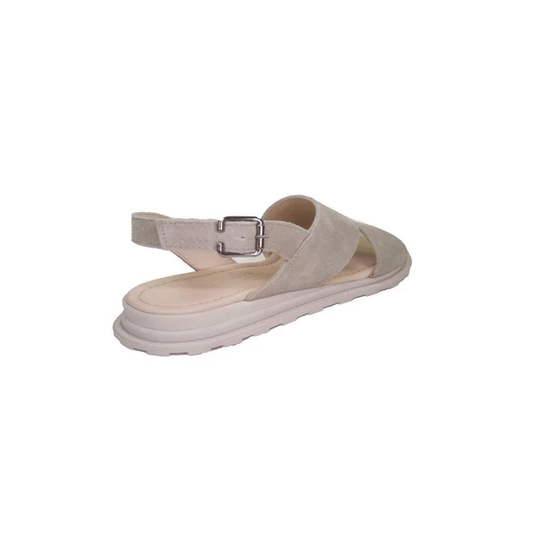Janestt Kadın Süet Deri Sandalet 438-S-1 - 4