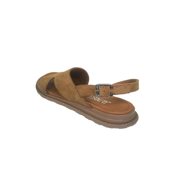 Janestt Kadın Süet Deri Sandalet 438-S-1 - 9