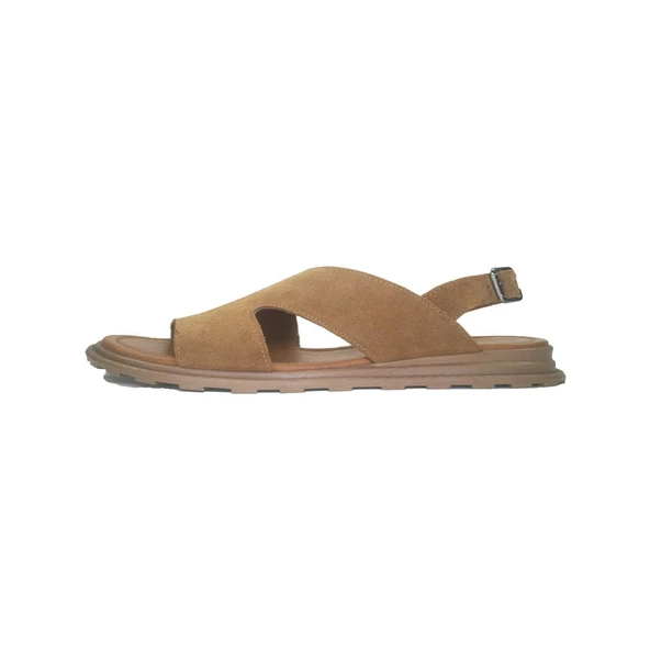 Janestt Kadın Süet Deri Sandalet 438-S-1 - 6