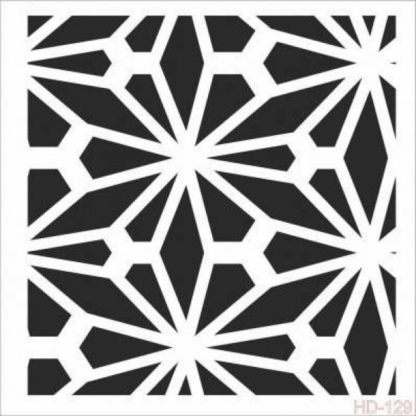 Cadence Home Decor Stencil Boyama Şablonu 45x45 cm. HD-129