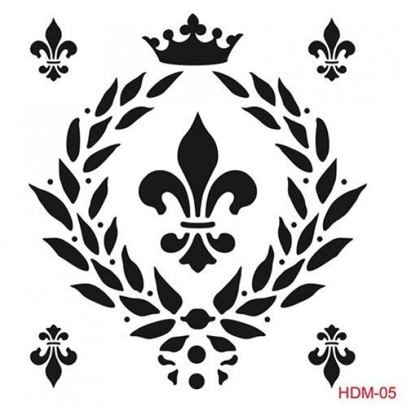 Cadence Home Decor Midi Stencil Boyama Şablonu 25x25 cm. HDM-05