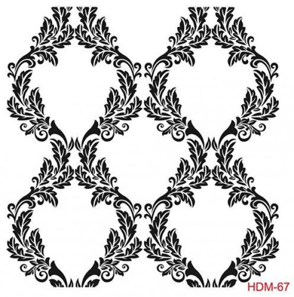 Cadence Home Decor Midi Stencil Boyama Şablonu 25x25 cm. HDM-67