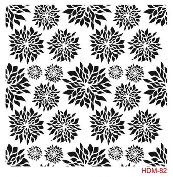 Cadence Home Decor Midi Stencil Boyama Şablonu 25x25 cm. HDM-82