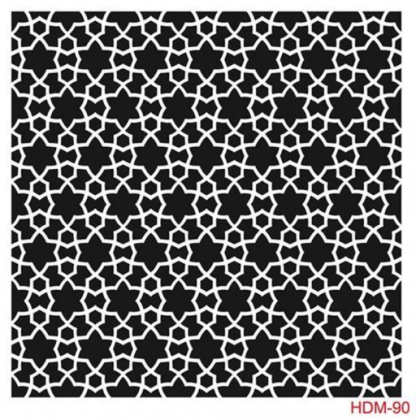 Cadence Home Decor Midi Stencil Boyama Şablonu 25x25 cm. HDM-90