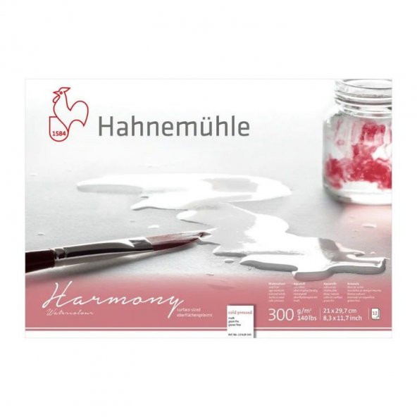 Hahnemühle Harmony Cold Pressed Suluboya Blok A4 300 gr. 12 yp.