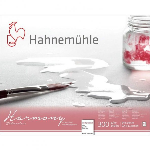 Hahnemühle Harmony Cold Pressed Suluboya Blok 24x30 cm. 300 gr. 12 yp.