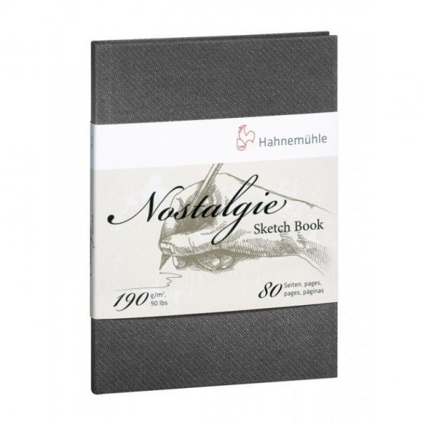 Hahnemühle Nostalgie Sketcbook Sert Kapak Portre A5 190 gr. 40 yp.