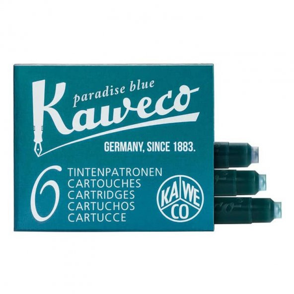 Kaweco Kartuş Mürekkep 6lı Kutu TURKUAZ 10000260