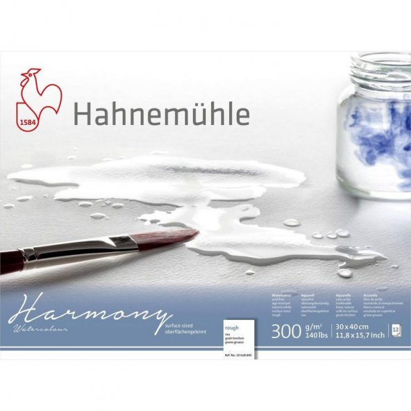 Hahnemühle Harmony Rough Suluboya Blok 30x40 cm. 300 gr. 12 yp. ürün görseli