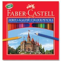 Faber Castell Kuru Boya 24 Renk
