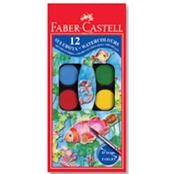 Faber Castell Sulu Boya 12 Renk Küçük Tablet