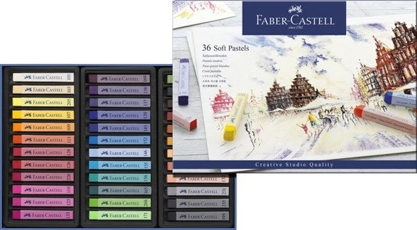 Faber Castell Creative Studio Toz (Soft) Pastel Boya 36 Renk ürün görseli