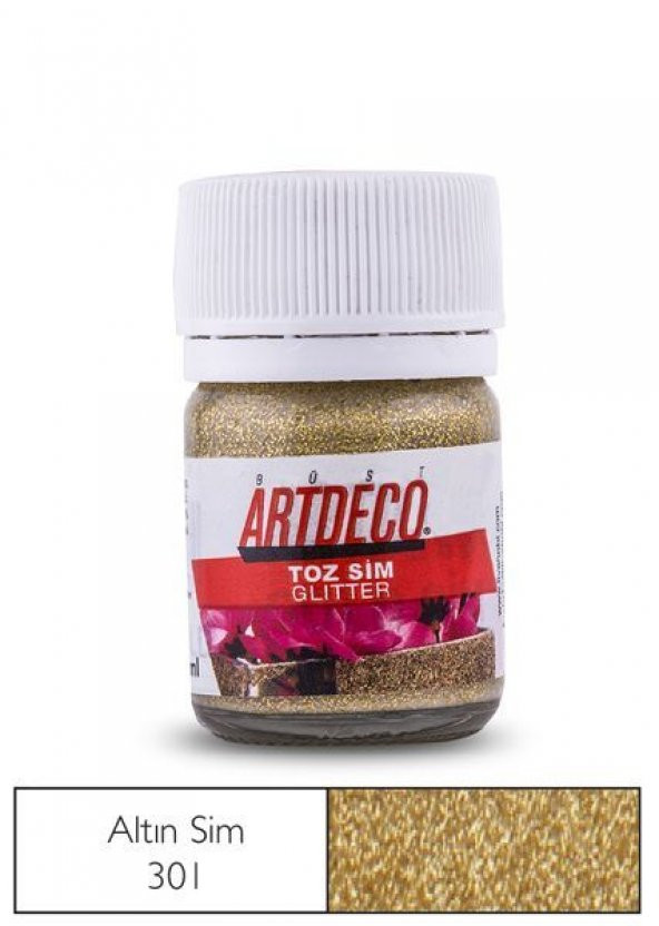 Artdeco Toz Sim (Glitter) 301 Hazır Altın Sim