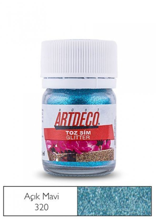 Artdeco Toz Sim (Glitter) 320 Açık Mavi