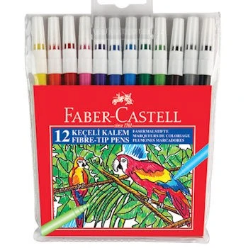 Faber Castell Keçeli Kalem 12 Renk