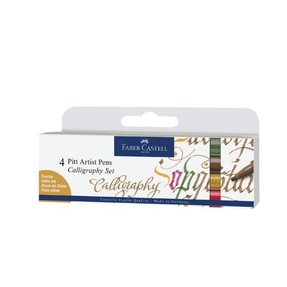 Faber Castell Pitt Kaligrafi Kalem Seti 4lü 167505