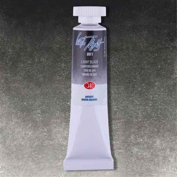 St. Petersburg White Nights Tüp Sulu Boya 10 ml. 801 Lamp Black