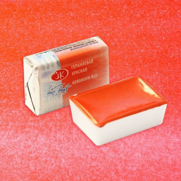 St. Petersburg White Nights Tam Tablet Sulu Boya 364 Geranium Red