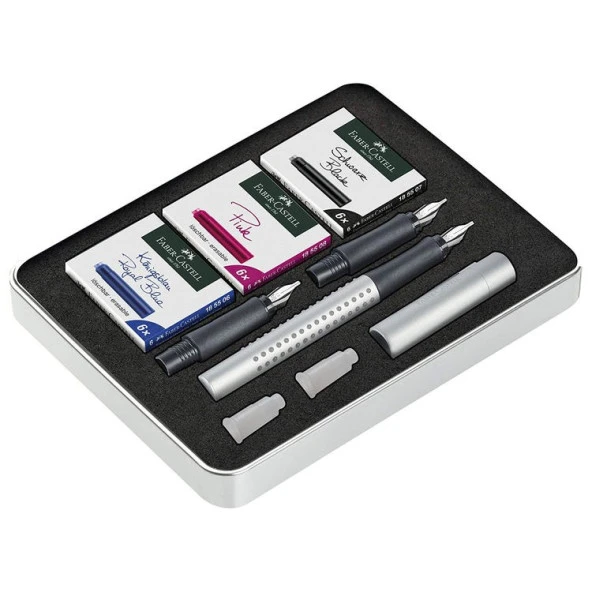 Faber Castell Grip 2011 Kaligrafi Dolma Kalem Hediye Seti