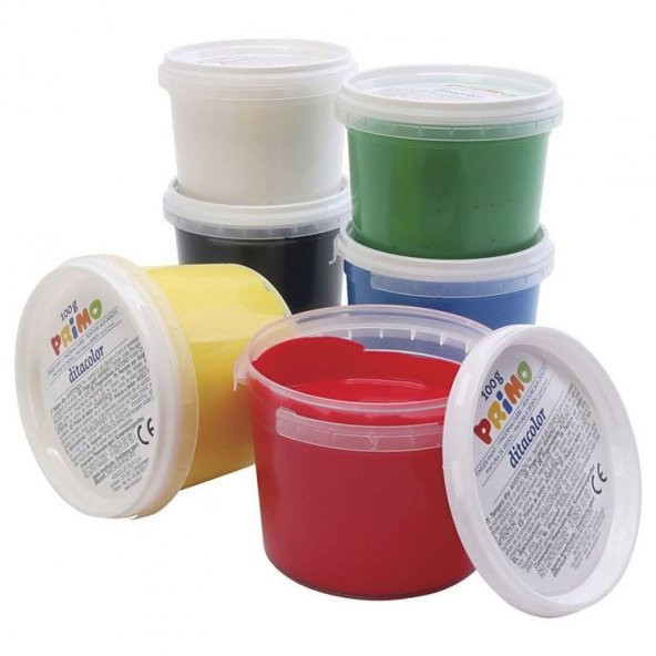 Primo Ditacolor Parmak Boyası 6 Renk x 100 ml
