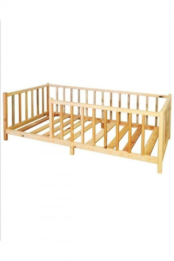 Hft Home Unisexs Montessori Bebek Ve Çocuk Karyolası  NÇY 60x120 - 2